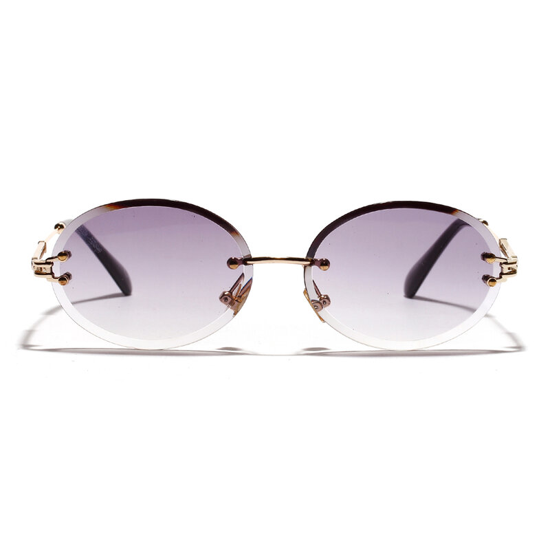 Peekaboo gafas de sol ovales retro lentes transparentes demujer 
