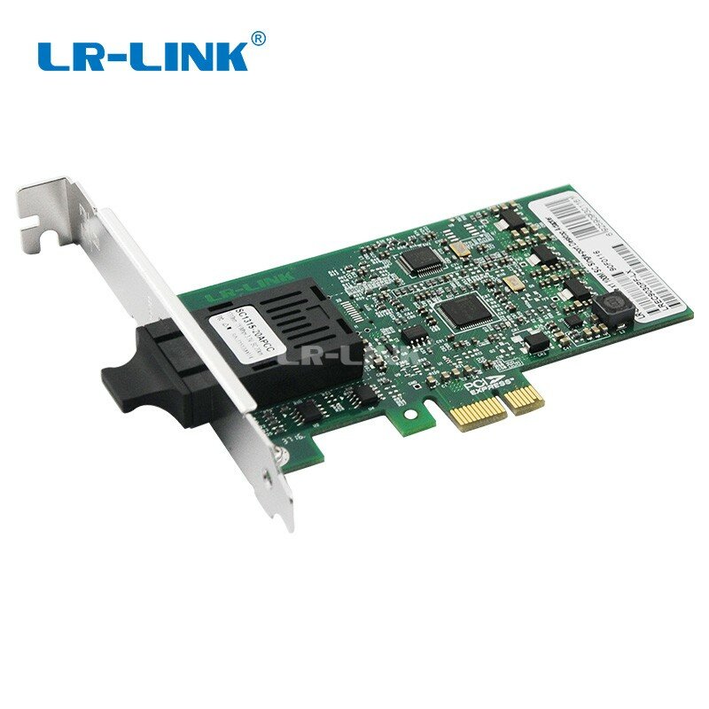 Оптоволоконный адаптер локальной сети LR-LINK 9030PF-LX 100 Мб, Nic 100FX pci express x1, сетевая карта ethernet для ПК, Intel 82574
