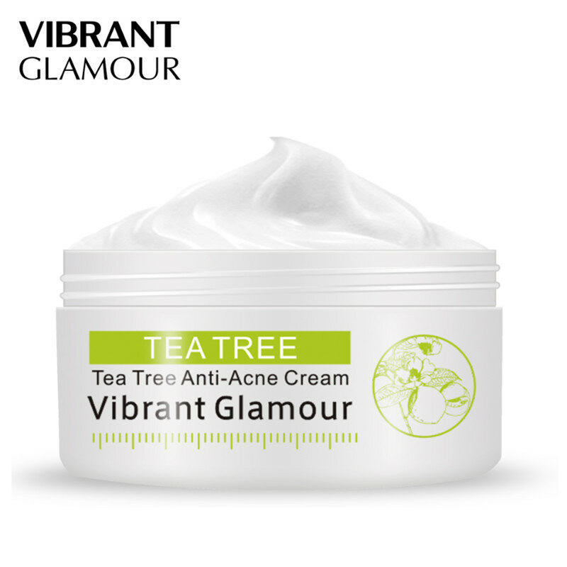 VIBRANT GLAMOUR Tea Tree acne cream Anti-acne print Face cream remover acne treatment Facial Eliminates Oil control Skin care