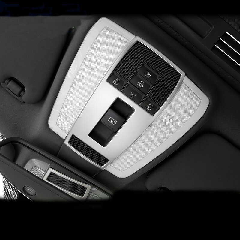 Carro-estilo interior frente luz de leitura lâmpada quadro capa guarnição para mercedes benz c classe w204 c180 c200 c260 2011-2014 acessório