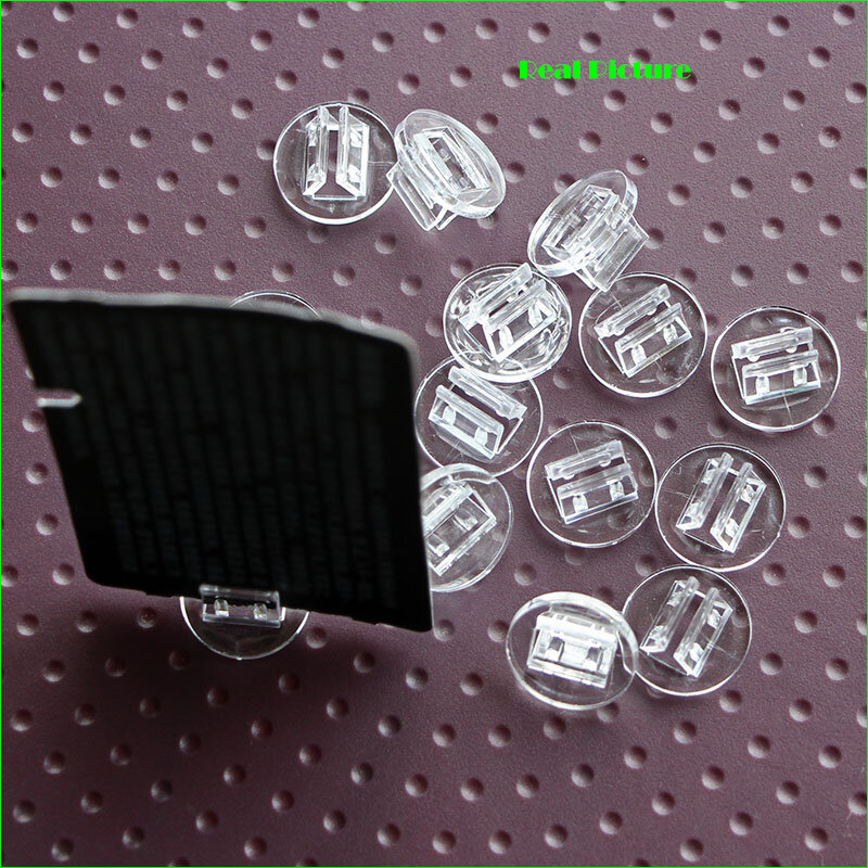 Soporte de plástico para tarjetas de juego de mesa, accesorios fijos transparentes únicos para tarjetas de papel de 2mm, 25 piezas