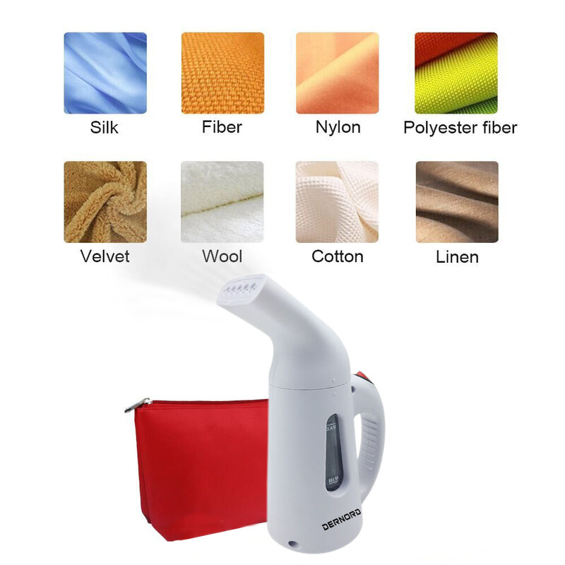 110v 900w White Portable Handheld Mini Garment Steamer with US Plug for Home and Travel