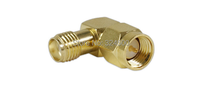 SMA Male to SMA Female 90 degrees L Connector Adapter