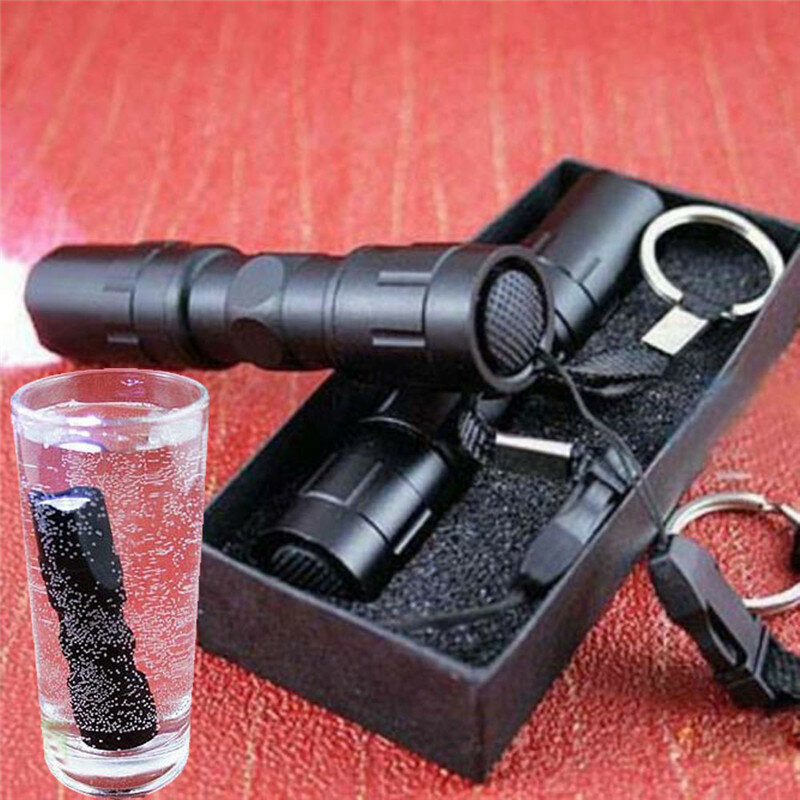 Portable Waterproof 8000LM Pocket LED Flashlight Zoomable LED Torch Mini Penlight Light A