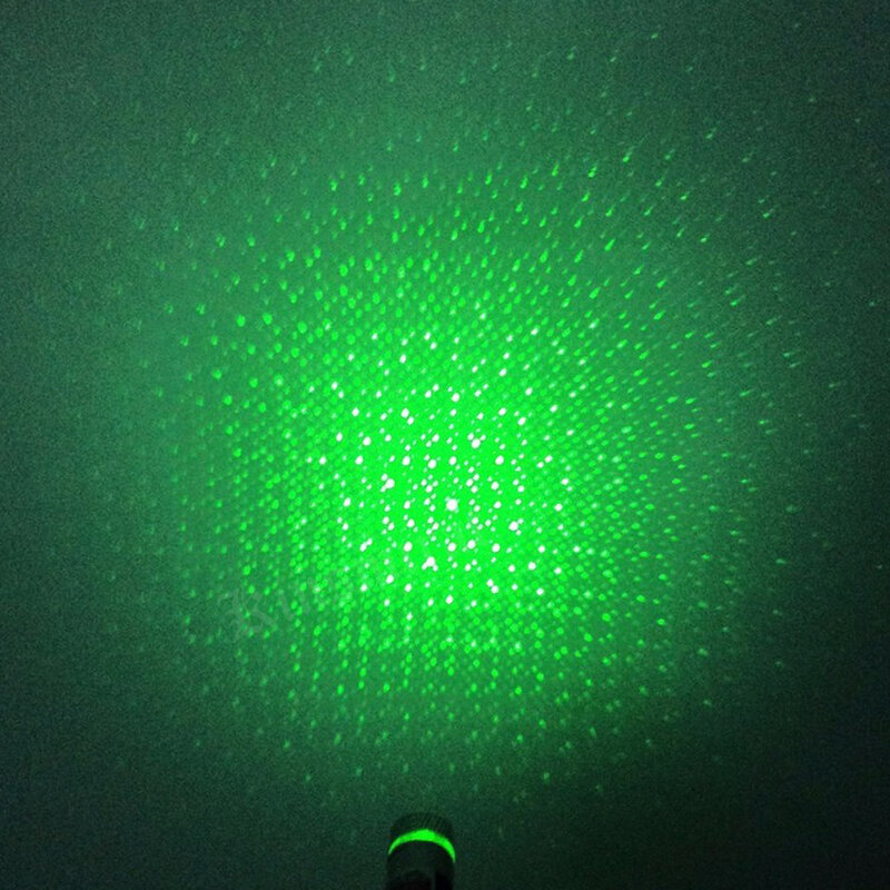Puntero láser verde, dispositivo de caza, 5mW, 532nm, estrellas, 500-2000m, luz verde/roja, bolígrafo linterna (sin batería)