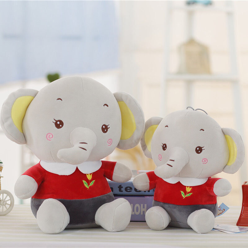ซอฟต์แวร์ตุ๊กตาช้างน่ารักตุ๊กตาตุ๊กตาของเล่นตุ๊กตาตุ๊กตาเด็กวันเกิดของขวัญเด็กหญิง