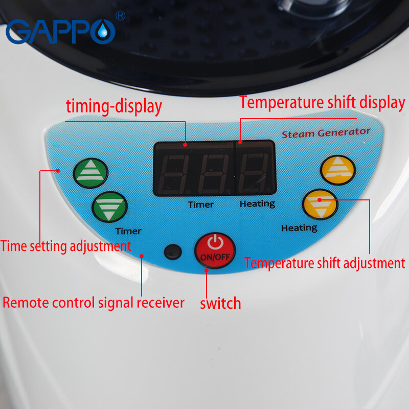 GAPPO-Sauna de vapor portátil para la piel, sauna de vapor beneficiosa para la piel, pérdida de peso, calorías, baño, SPA, sala de vapor para el hogar