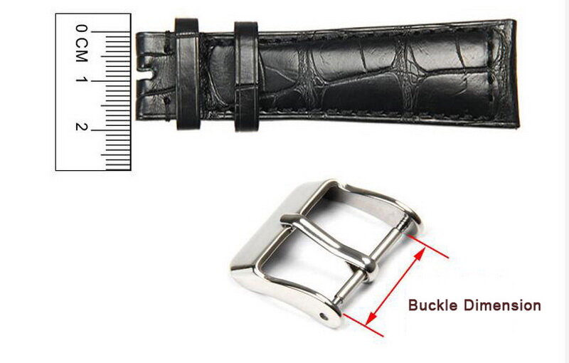 Neway 316l metal pulseira de relógio fivela 12 14 26 18 20 22mm pulseira prata preto ouro rosa aço inoxidável fecho acessórios
