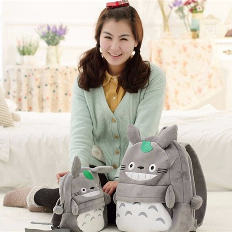 25/35cm New Arrival śmieszne kreatywny śliczne Totoro pluszowy plecak śliczne miękkie tornister dzieci dziecko dziewczyna w stylu kreskówki na monety torba kawaii prezent