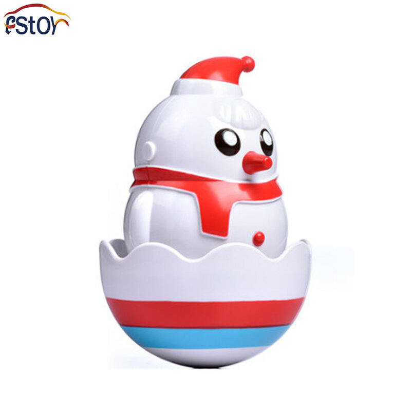 Baby Toys Snowman Rotating Tumbler Children's Puzzle Early Learning Baby Musical Toys Christmas Gifts Kids Hobby Toys