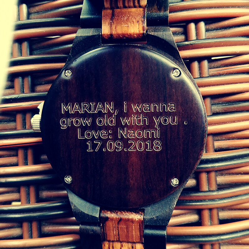 Уникальные индивидуальные частные наручные часы с фотографиями, деревянные часы с принтом из бамбука для мужчин и женщин, винтажные часы, с...