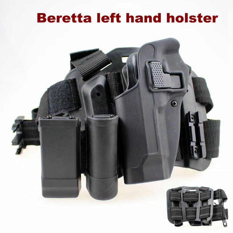 Tactical Glock 17 19 Beretta 92 Leg Holster Military Pistol Thigh Leg Holster Left Hand Glock Accessories Shooting Gun Holster