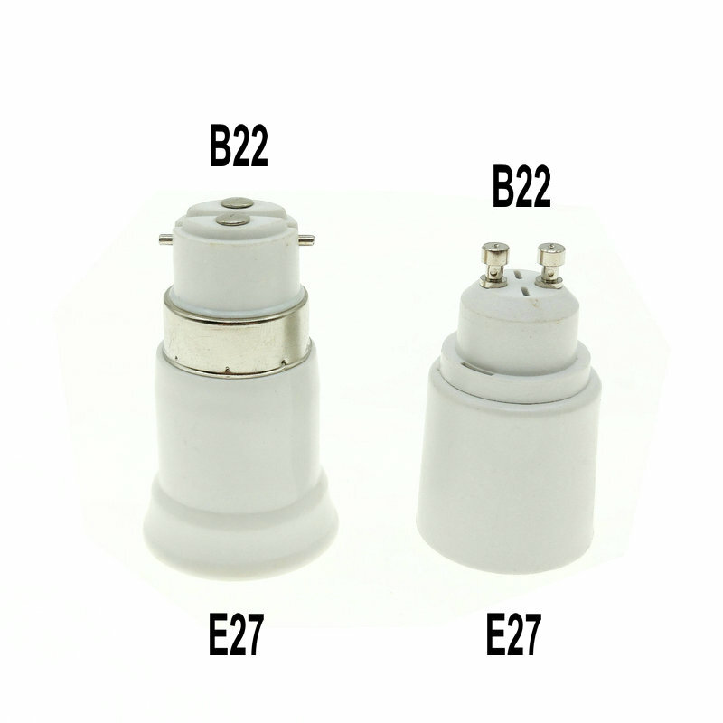 ランプホルダーコンバータGU10/G4 / G9 / MR16 / B22 / E14 にE27 、e27/GU10/G9 にE14 ランプベース。