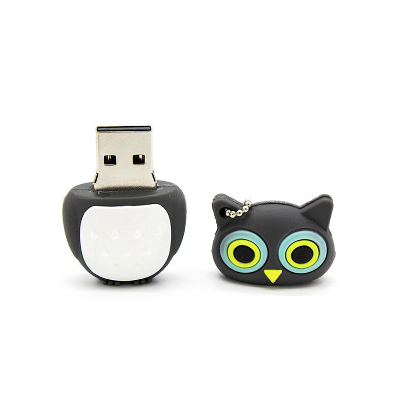 USB flash drive pen drive memória dos desenhos animados da coruja vara u disk 4GB 8GB GB GB 64 32 16GB animais bonitos pendrive usb stick