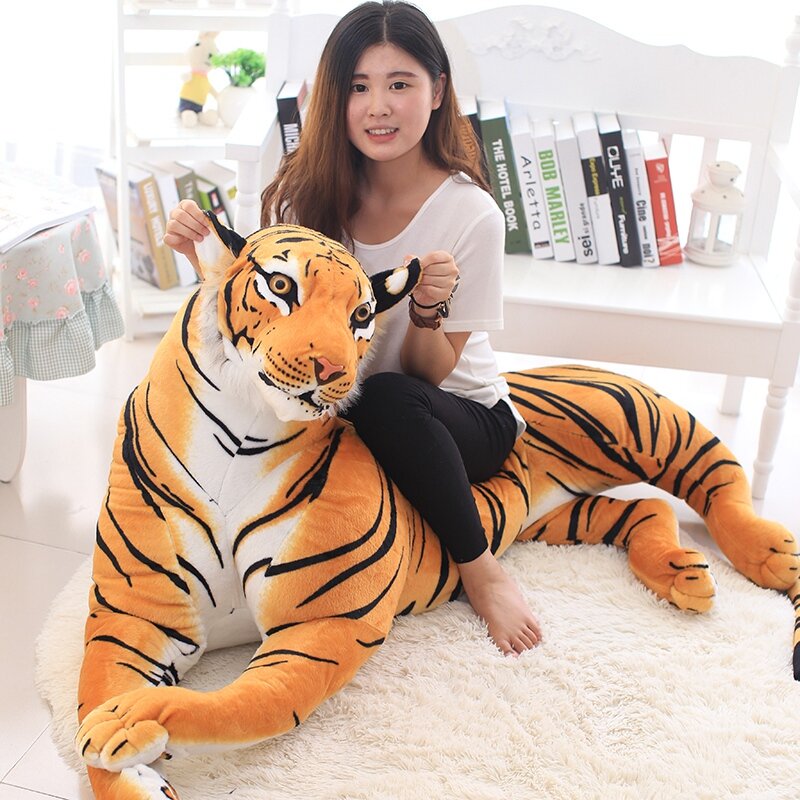 Simulation tiger toy artificial plush toys Stuffed animals doll dolls children Birthday Christmas party gift home car decoration