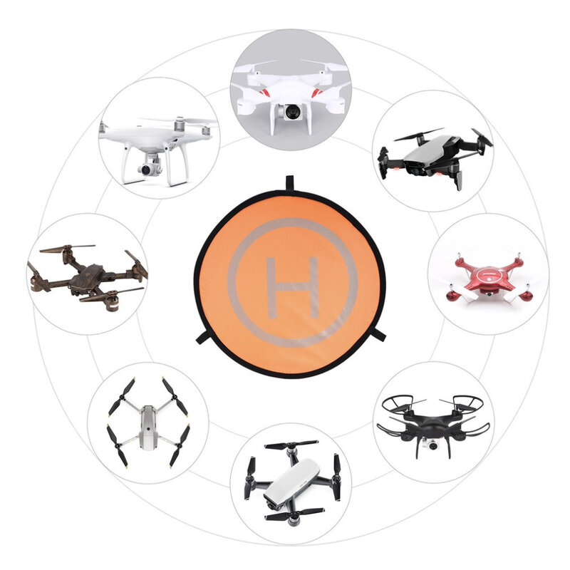 Plataforma de aterrizaje de plegado rápido para dron, estacionamiento plegable para DJI Spark Mavic Pro, accesorio de carreras, 55cm