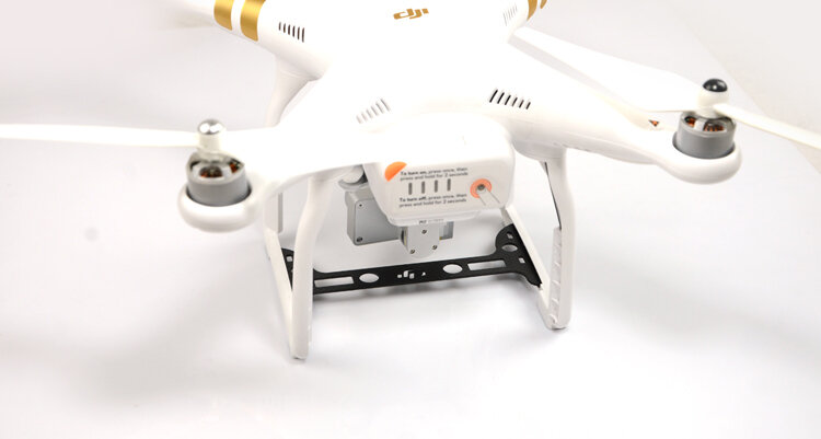 Suporte de placa de proteção para câmera e drone, para phantom 3-fibra de vidro/fibra de carbono