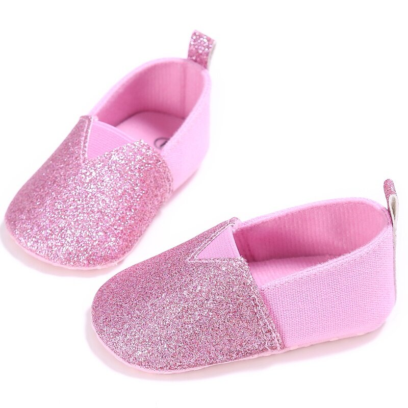 ファッション春夏幼児ベビーソフト唯一の綿の靴新生児ガール幼児ベビーベッドブリンブリンモカシン Prewalker 0-18M