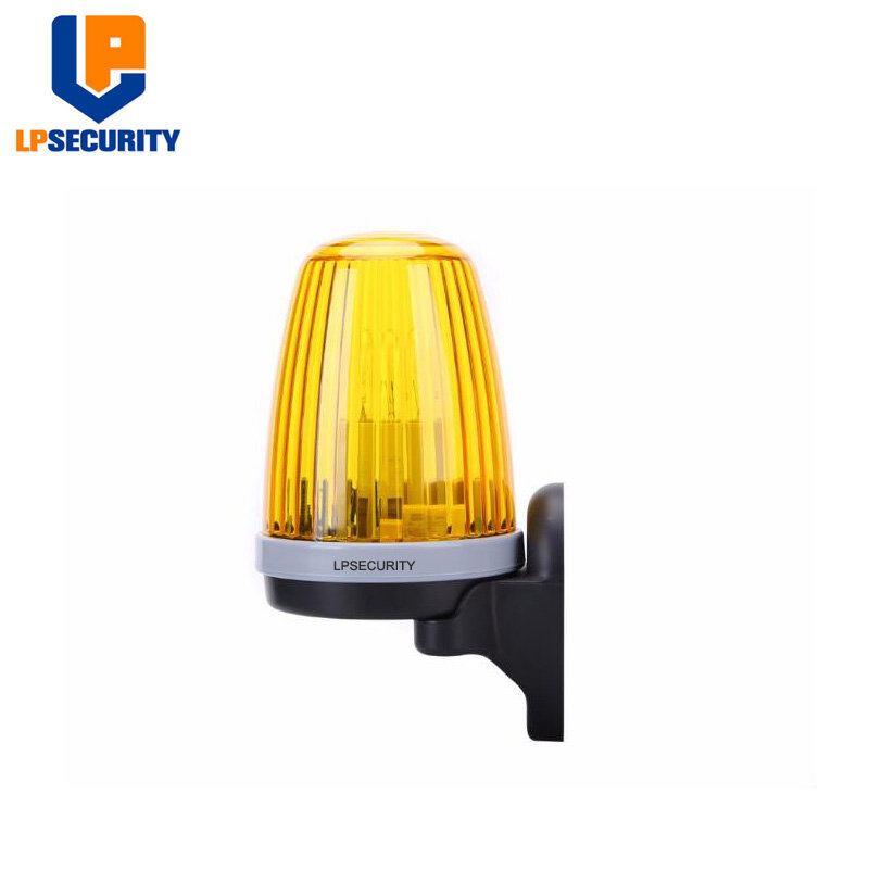 LPSECURITY Signal Alarm Light stroboscopico lampeggiante lampada di avvertimento di emergenza montaggio a parete per apriporta automatico