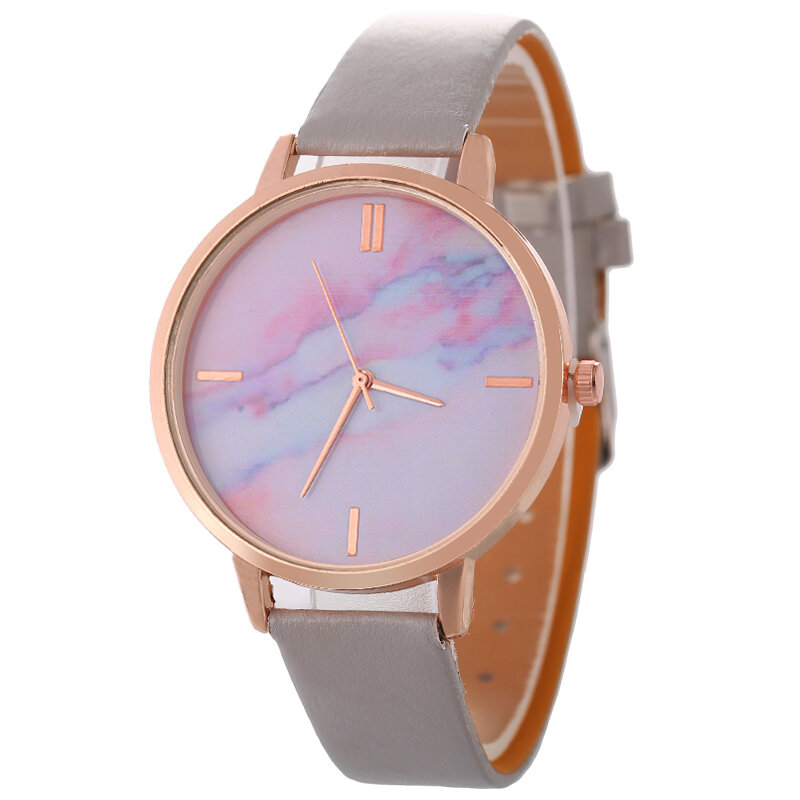2020 moda relógio de quartzo colorido estilo mármore senhoras relógio relógio casual relógios femininos reloj mujer kol saati zegarek damski