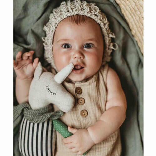 Хлопковый льняной комбинезон для новорожденных 0-24 м, однотонный летний костюм без рукавов для маленьких мальчиков и девочек, одежда