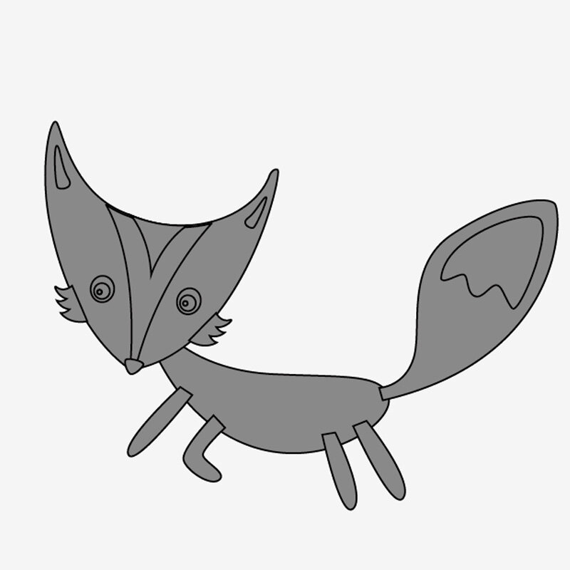 Wykrojniki Cute Fox Animals szablon metalowy do DIY Scrapbooking wytłaczania kart papierowych zdjęcie albumy rzemieślnicze znaczki nowość