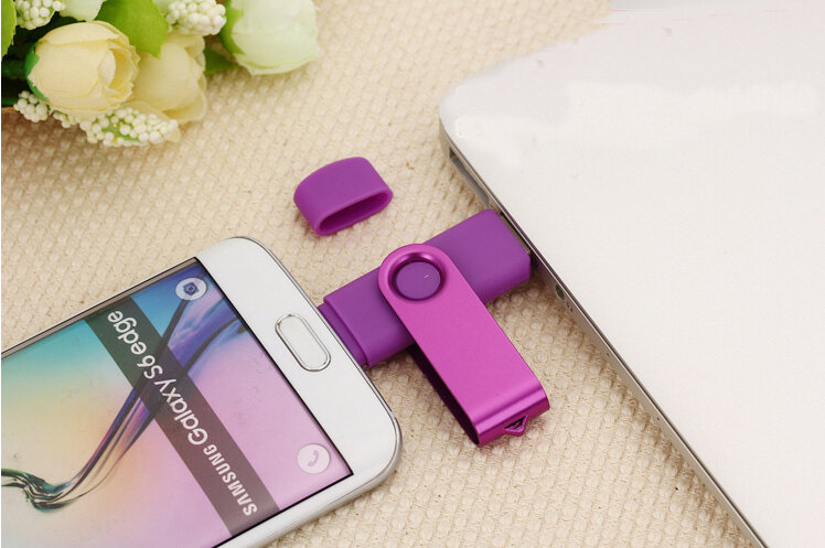 Điện Thoại Thông Minh USB Bút Kim Loại 128Gb 64Gb Pendrive 32Gb OTG Lưu Trữ Bên Ngoài Micro Usb Thẻ Nhớ dán Đèn Led