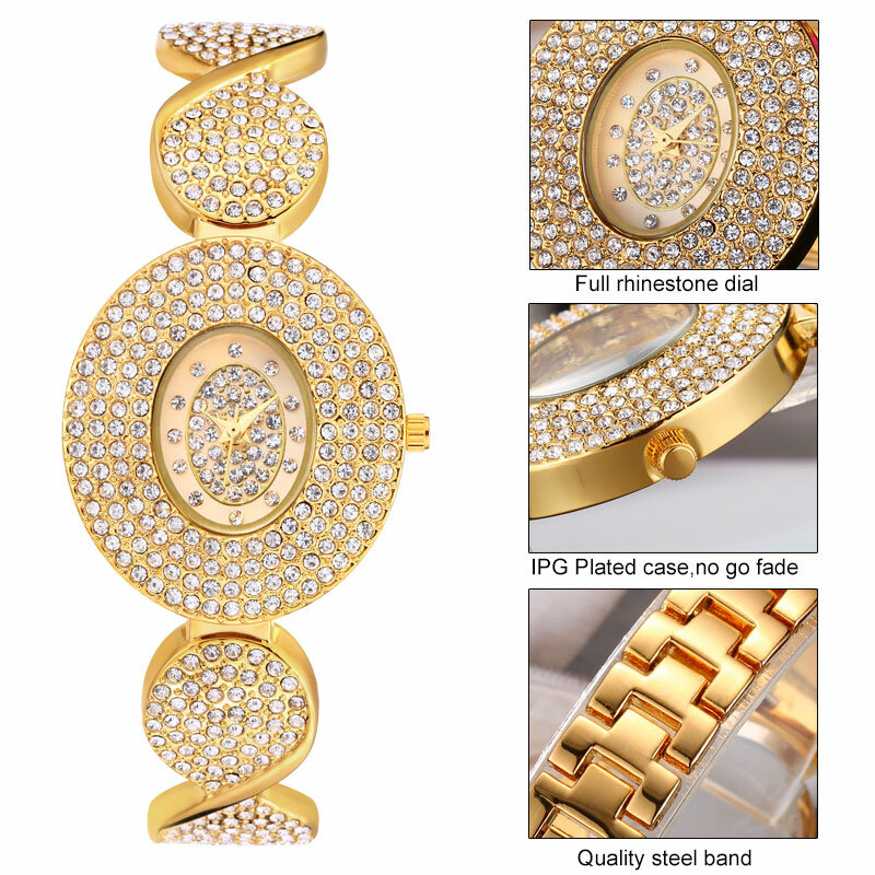 MISSFOX Miss Fox Quartz femmes montres argent étanche dames montres Top marque de luxe montres pour femmes or Reloj Muje
