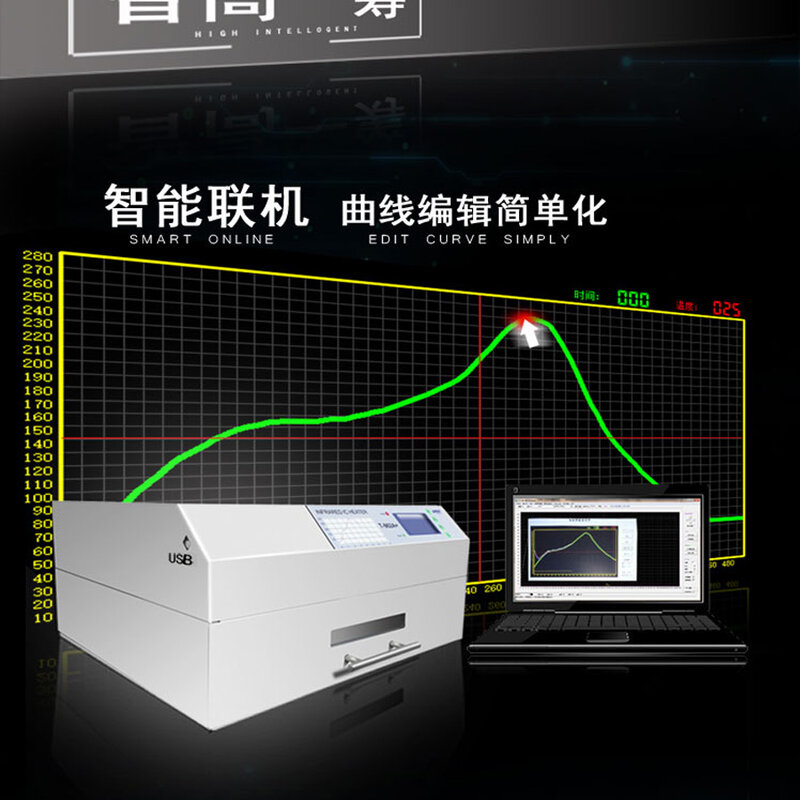 Puhui T-962A + Reflow Wave Oven Infrarood Ic Heater T962A + Reflow Oven Bga Smd Smt Rework Sation Nieuwe Product