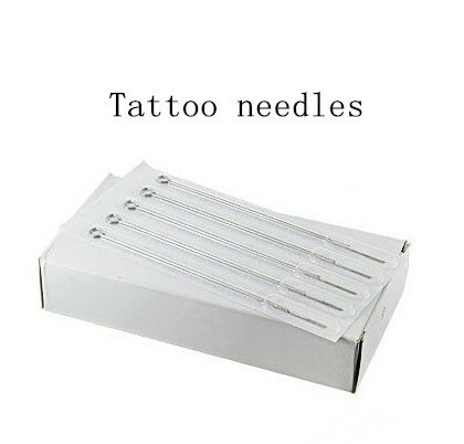 Caja de agujas desechables esterilizadas para tatuajes, suministro al por mayor, 7 sombreadores redondos, 50 Uds.