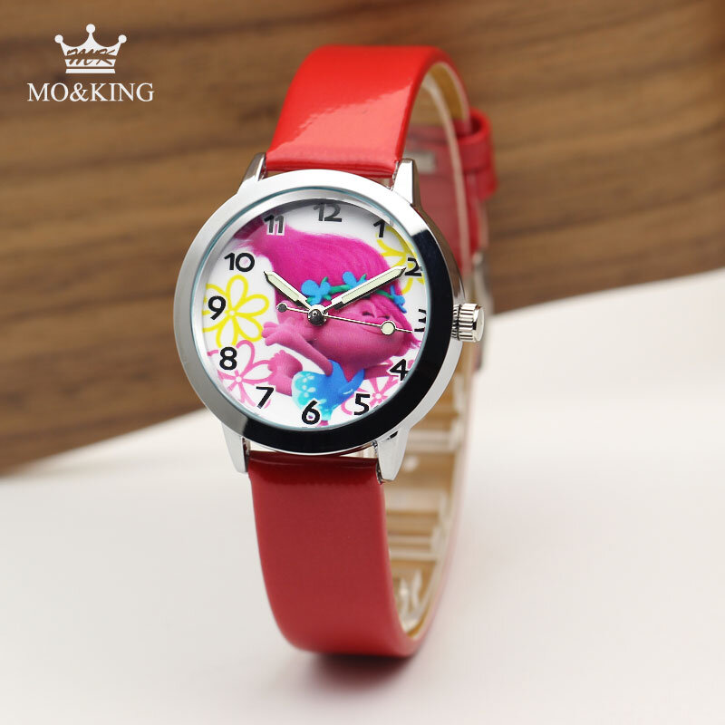 Neue Heiße Verkäufe Nette Blume elf Cartoon Uhren Kinder Mädchen Frauen Kristall Kleid Quarz Armbanduhr Montre Enfant Mix Farbe