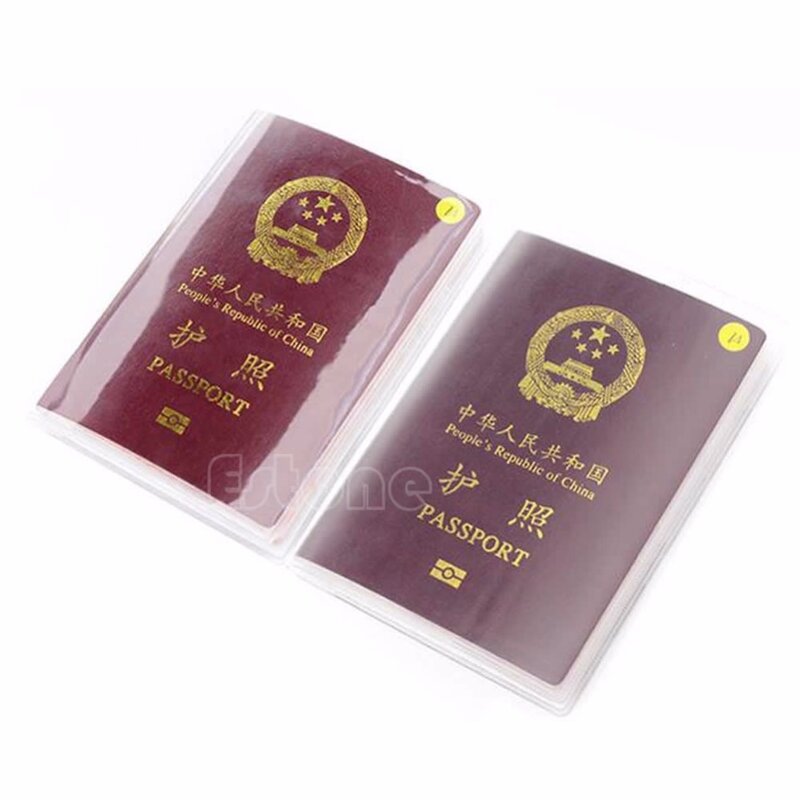 ثينك ثيندو شفاف واضح غطاء حامل جواز سفر منظم جواز سفر حامي