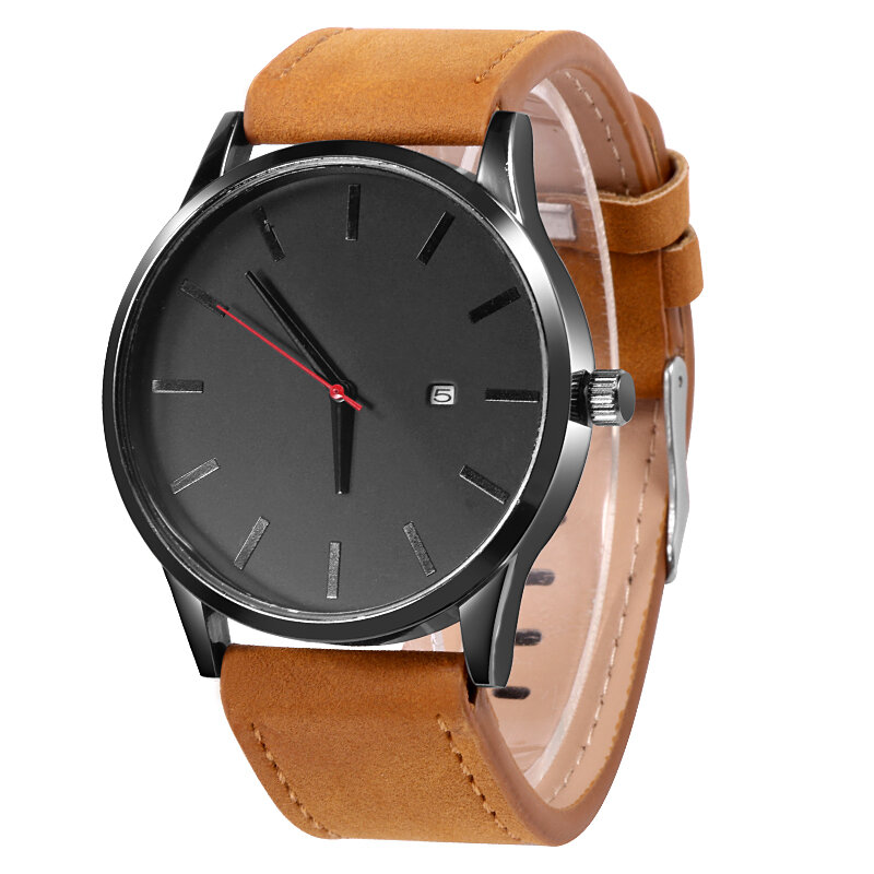 Męskie zegarki sportowe minimalistyczne zegarki męskie zegarki na rękę zegarek ze skórzanym paskiem erkek kol saati relogio masculino reloj hombre 2020