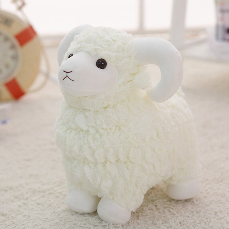 Ovejas pequeñas encantadoras, juguetes de peluche, ovejas, muñecas, almohadas, muñecas coreanas para dormir