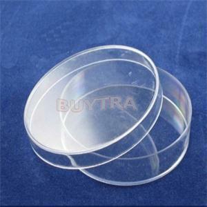 Platos de Petri transparentes con tapas, de plástico, desechables, estériles, suministros de laboratorio químico, 60mm, 10 piezas