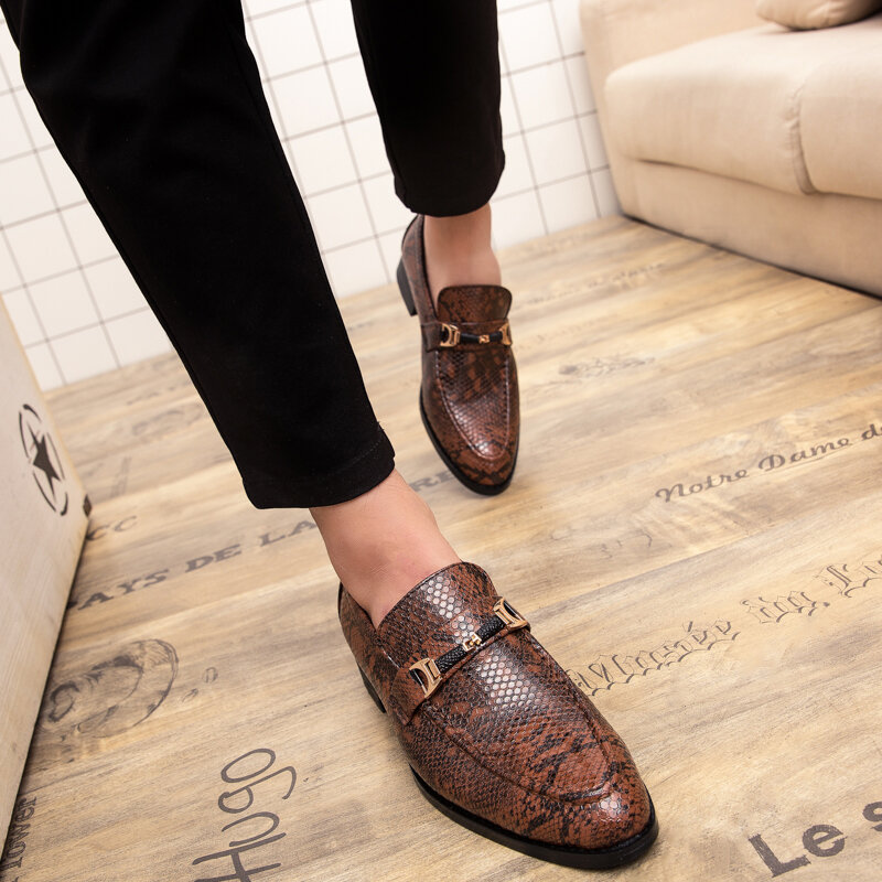Oxford – chaussures en cuir pour hommes, souliers d'extérieur, respirants, à la mode, pour fête de mariage, 4, nouvelle collection 2019