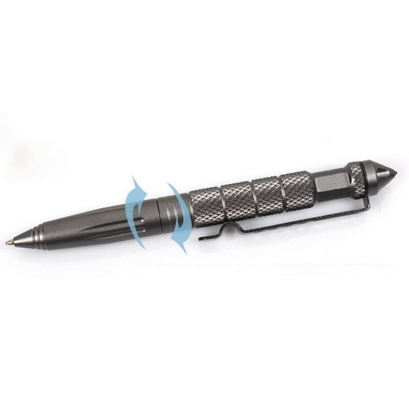 Stylo multifonction antidérapant en aluminium pour défense personnelle, stylo tactique de haute qualité
