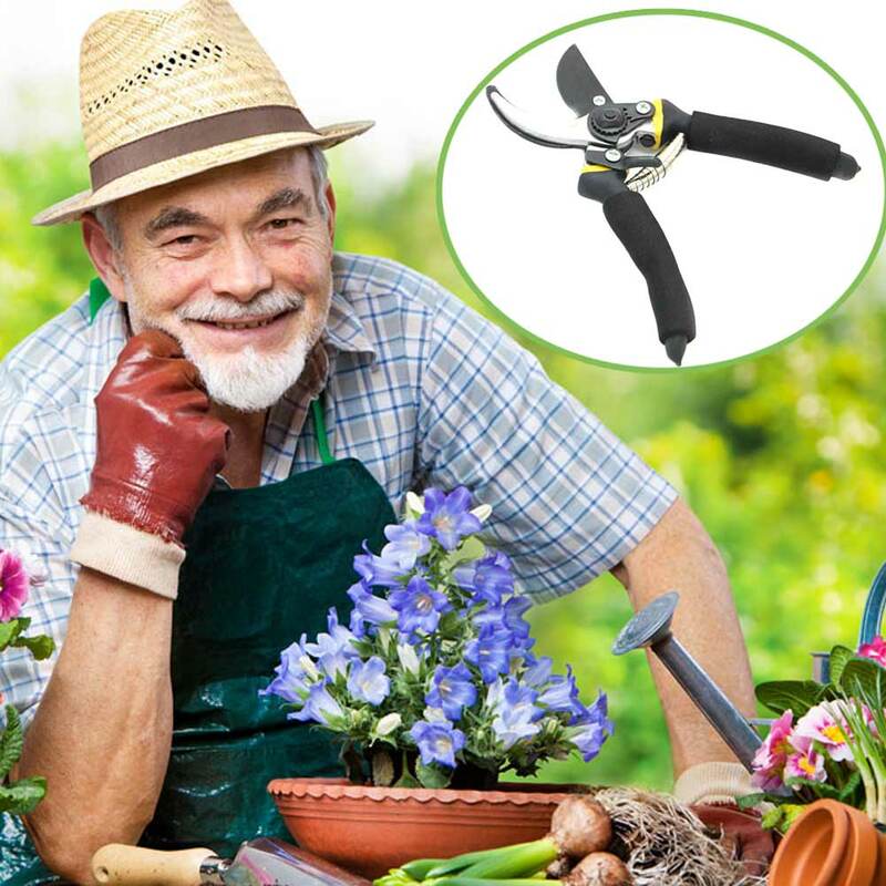 Tesouras de poda profissional mão afiada tesouras de poda poda jardim pomar planta trimmer arbusto jardim tesoura ferramenta-