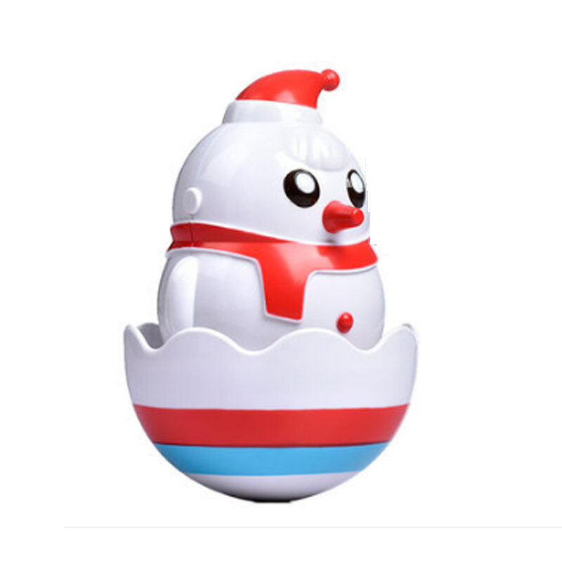 Baby Toys Snowman Rotating Tumbler Children's Puzzle Early Learning Baby Musical Toys Christmas Gifts Kids Hobby Toys