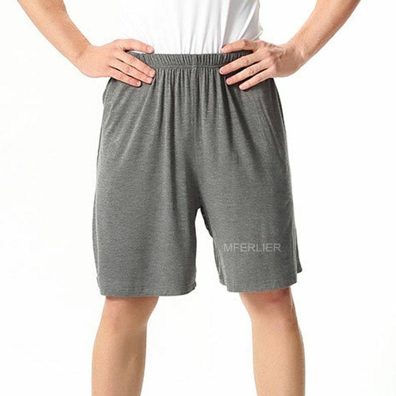 Pantalones cortos de verano de los hombres de gran tamaño 5XL 6XL 7XL cintura 150cm longitud de rodilla hombres pantalones cortos