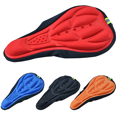 Housse de selle de vélo 3D souple, confortable, mousse, coussin de selle, accessoires de cyclisme