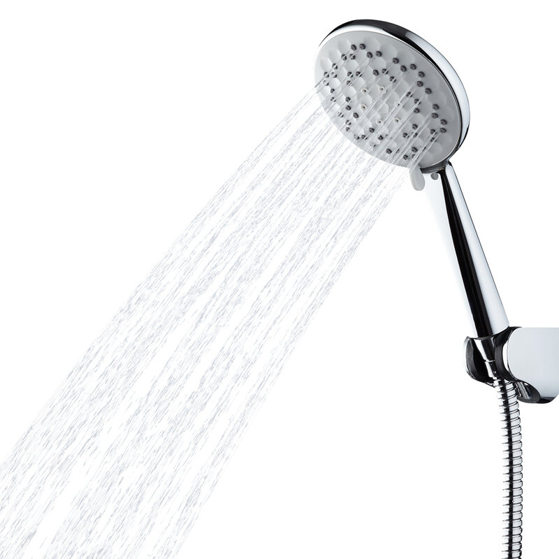 4-modi ABS Kunststoff Verchromt Wasser Saving Druck Dusche Kopf Bad Showerhead Set Multifunktions Handheld Sprinkler