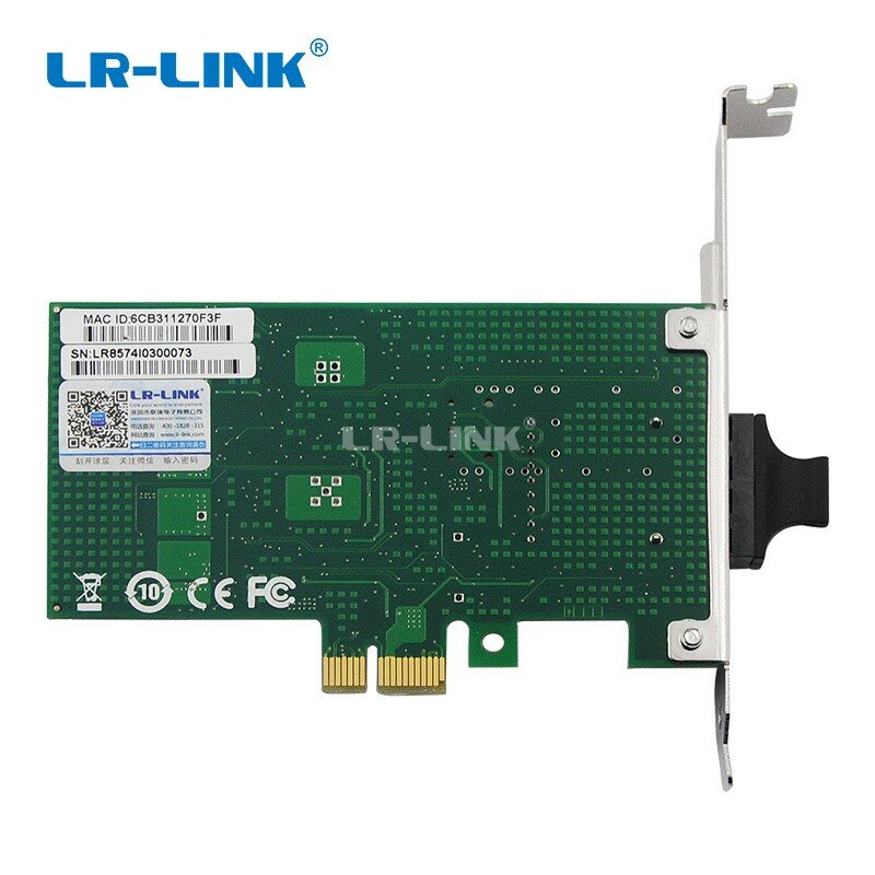LR-LINK 9030PF-LX 100 mo adaptateur Lan Fiber optique Nic 100FX pci express x1 carte réseau ethernet pour ordinateur pc Intel 82574
