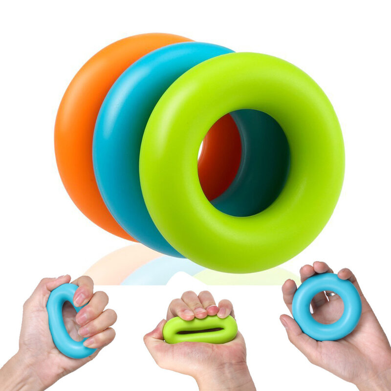 7cm Festigkeit Hand Grip Ring Muscle Power Training Gummi Ring Exerciser Gym Expander Greifer Finger Ring Workout Expander