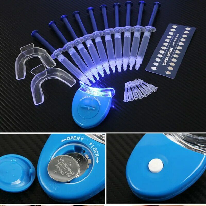Kit de clareamento dental poseida, sistema de branqueamento dental com gel oral gel, produtos odontológicos de sorriso, 10/pçs, usps