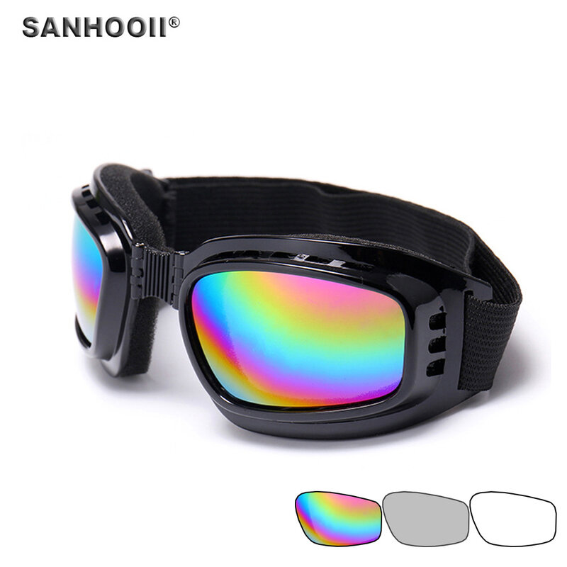 Óculos tático de proteção, multicolorido, contra poeira, vento, motocicleta, ciclismo, esportes ao ar livre