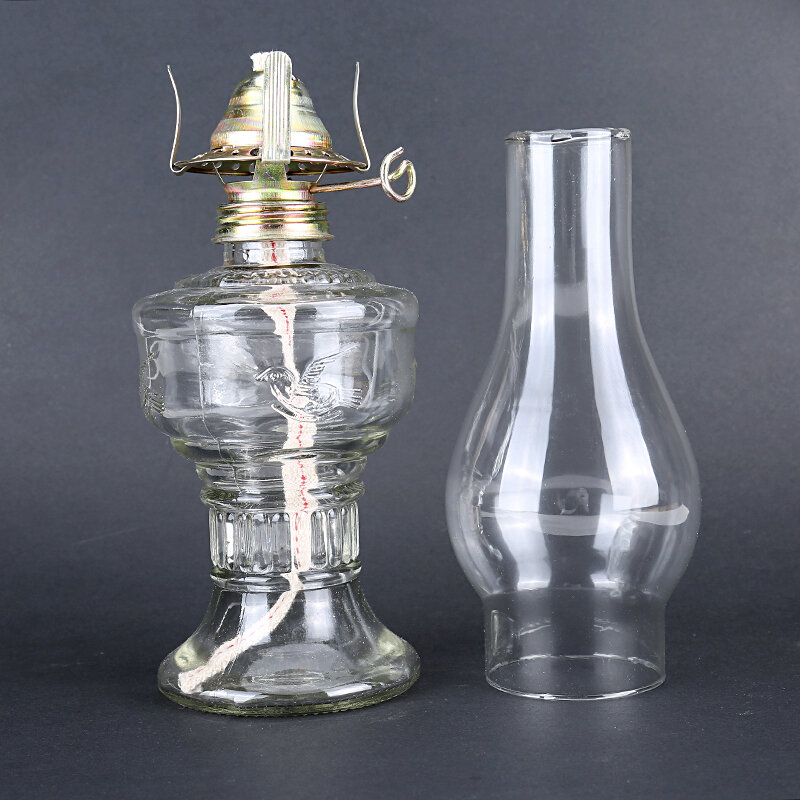 Lanternes à kérosène en verre de haute capacité, lampe à huile, lampes décoratives familiales rétro classiques, réservation d'avance, haute qualité, 32cm