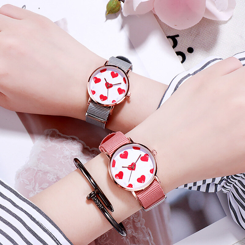 Nowy zakontraktowane mody projekt zegarek studencki do tworzenia wysokiej jakości produktów dla moda, mały dial płótno panie zegarek