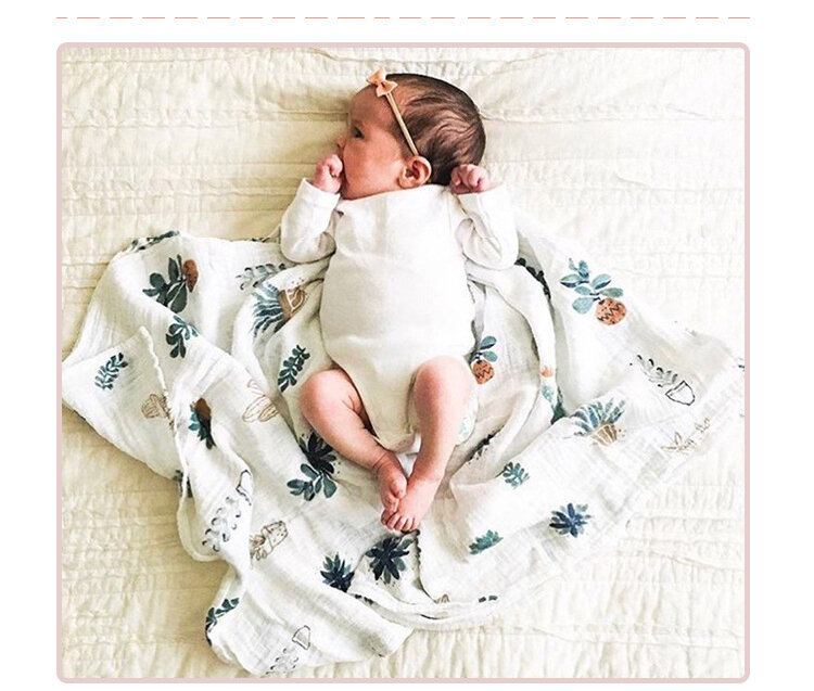 Muselina de algodón de bambú para bebé recién nacido, suave, Toalla de baño, mantas para envolver, múltiples diseños, funciones, ropa de cama, envolvente, llamativo