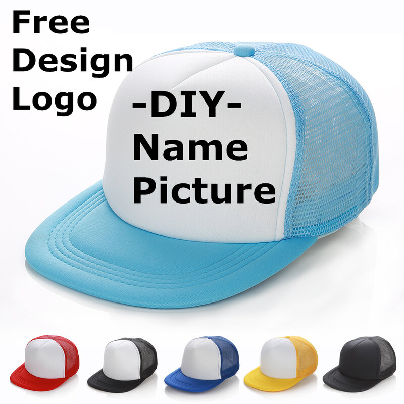 Gorra de béisbol con logotipo personalizado para niños y niñas gorr 